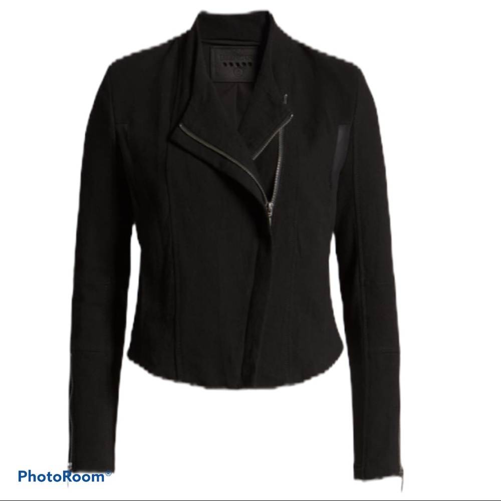 BLANKNYC Mesh Detail Crepe Jacket size S